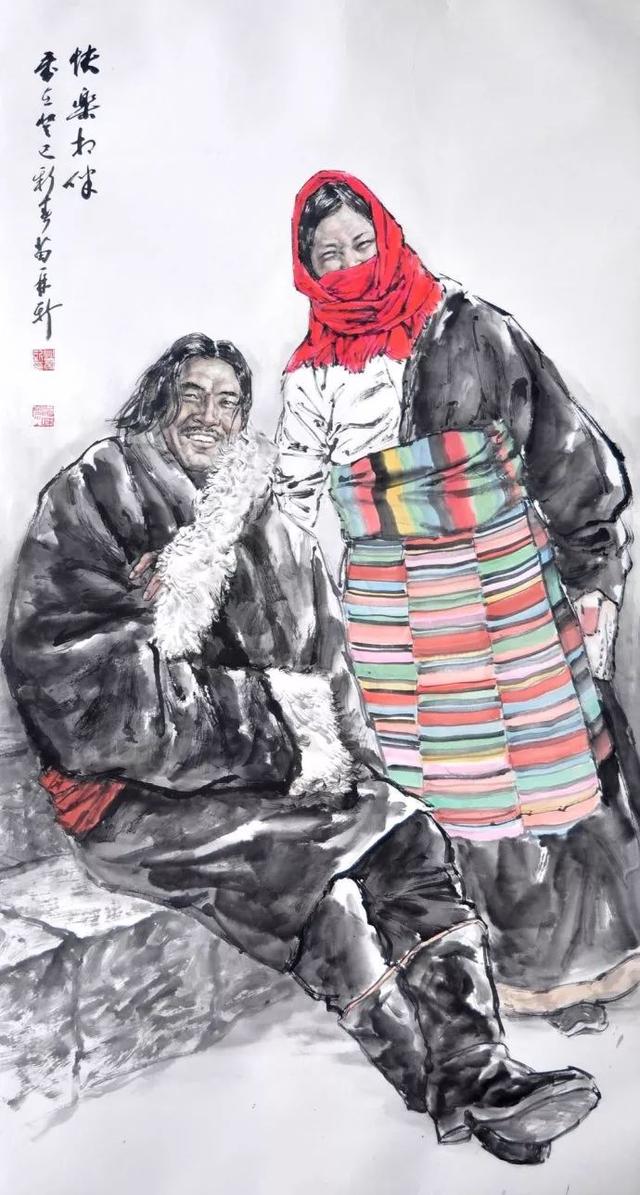 苗再新：毋庸多言，用心画画便是（180幅）