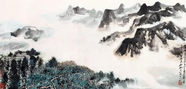 110岁画仙｜海外有个张大千，国内有个晏济元（120幅）