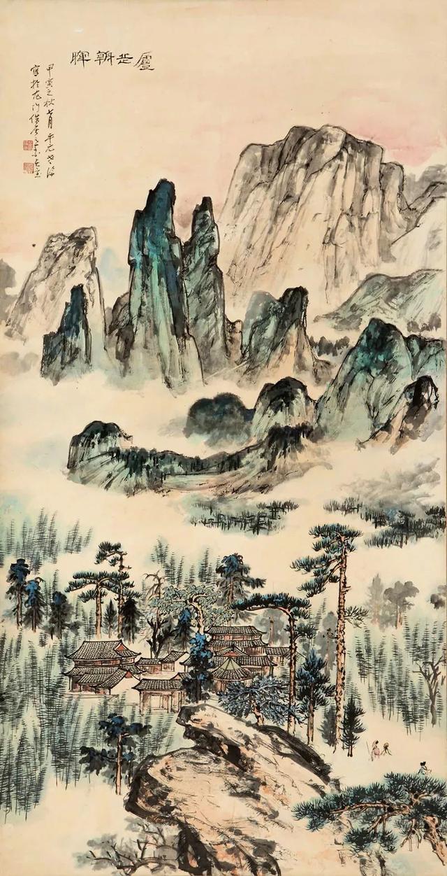 110岁画仙｜海外有个张大千，国内有个晏济元（120幅）