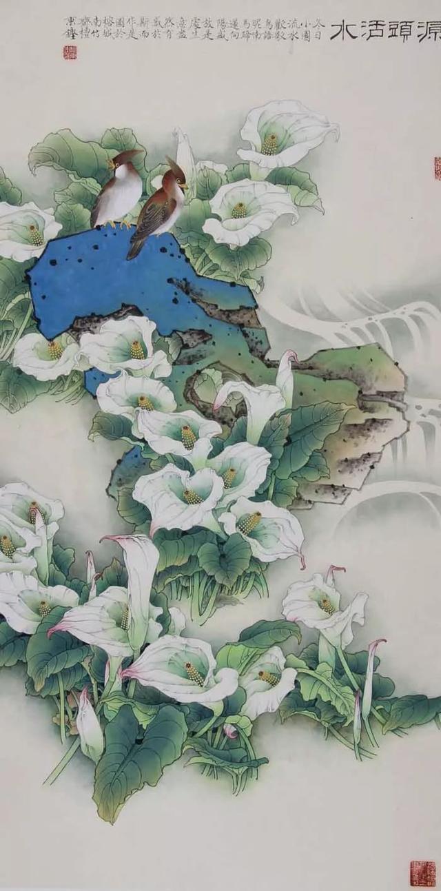 檀东铿｜工笔花鸟画赏析（60幅）