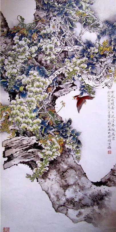 檀东铿｜工笔花鸟画赏析（60幅）