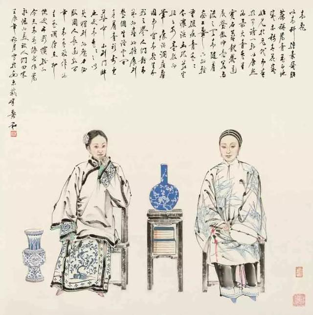 萧和人物画｜天人之间尽和谐（150幅）