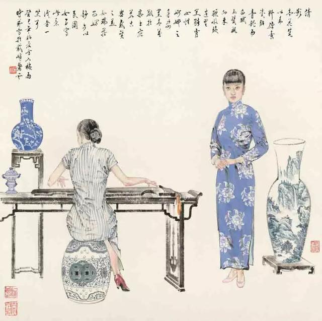 萧和人物画｜天人之间尽和谐（150幅）